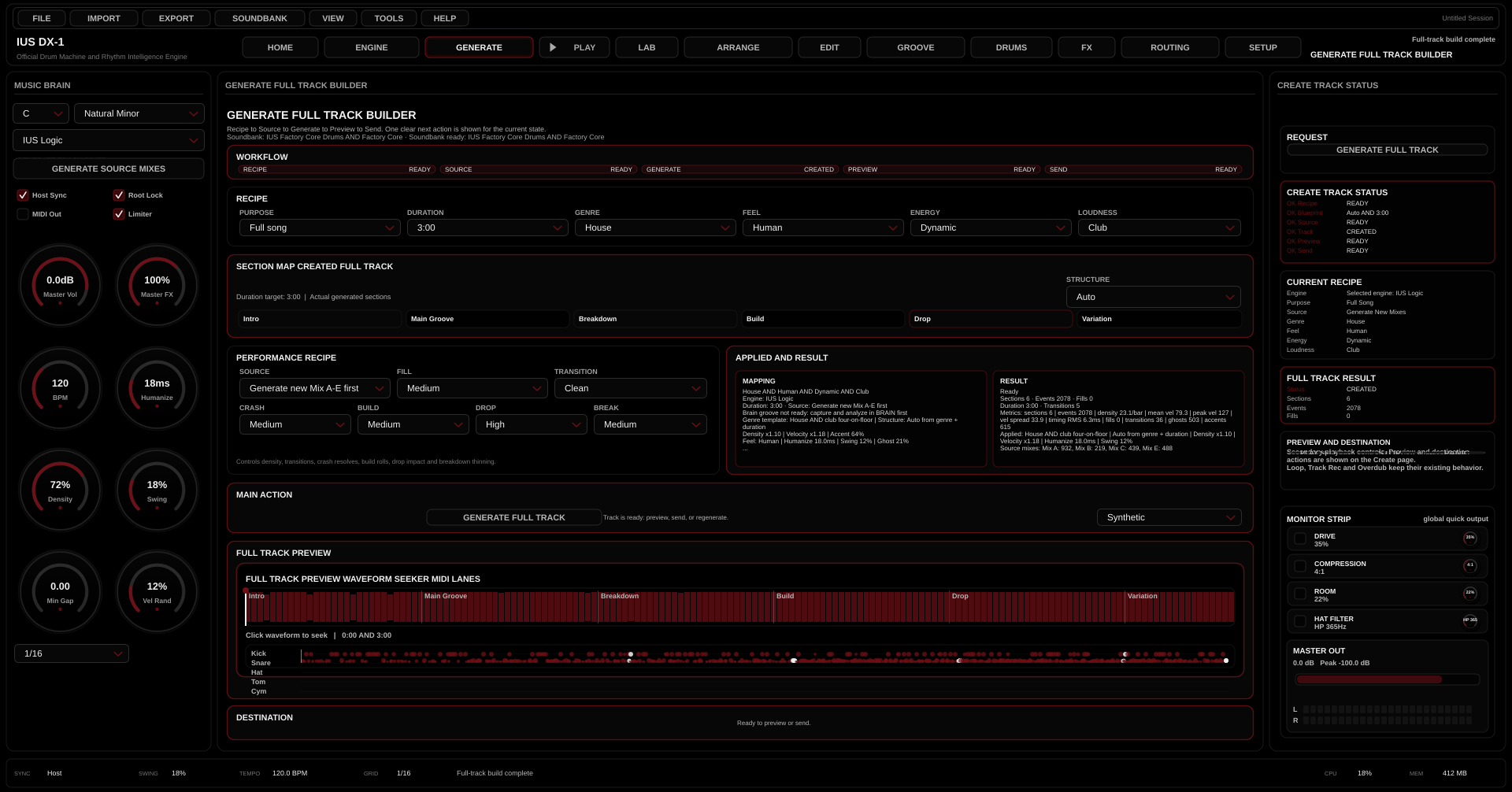 FULL TRACK BUILDER placeholder