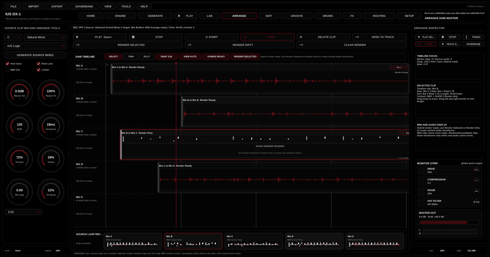 MASTER TIMELINE placeholder