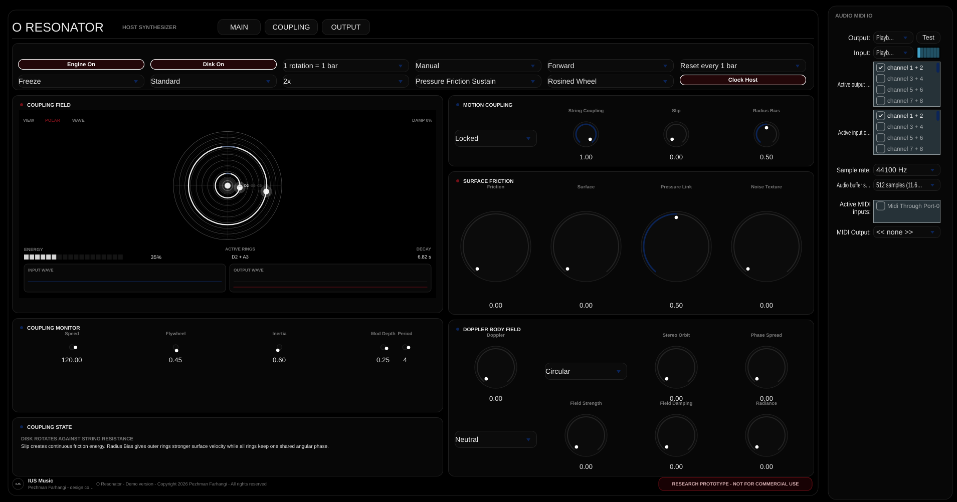 O Resonator Interface Coupler
