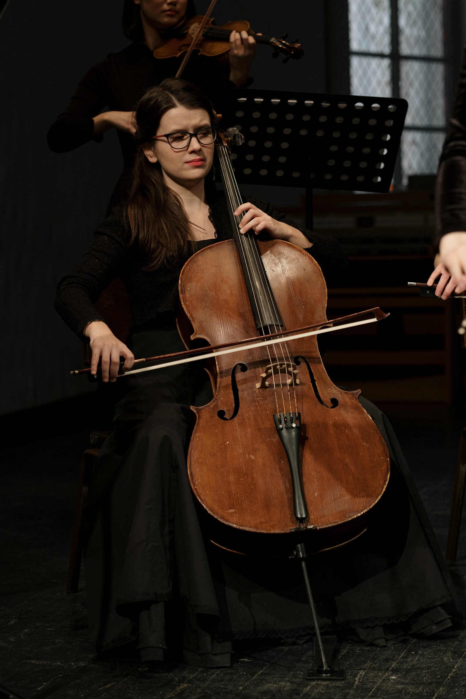 Strings and cello performance image